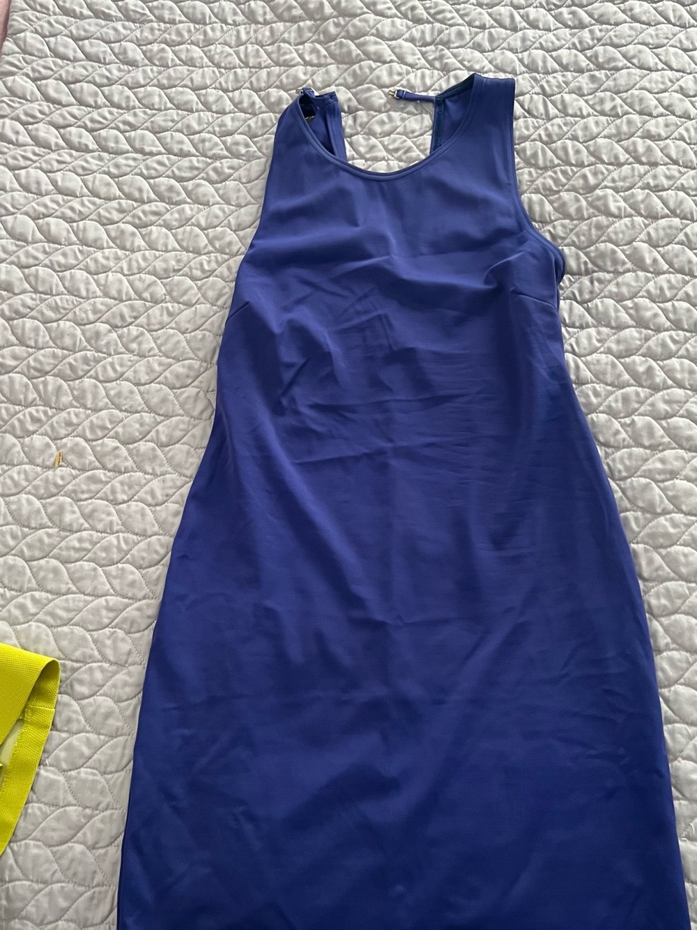 Versace Royal Blue Sleeveless Mini Dress